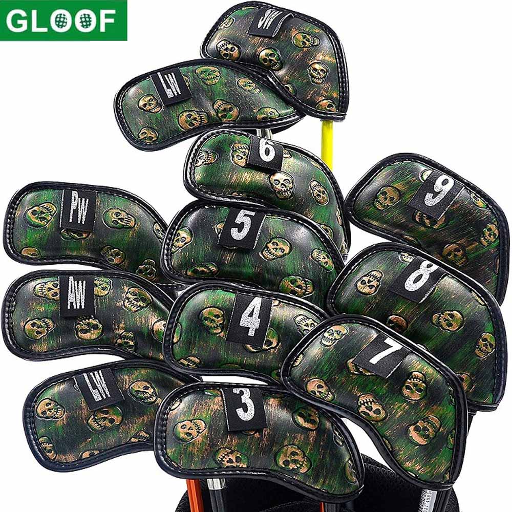 Golf Equipment Kit - Set di 12 Copritesta per Ferri